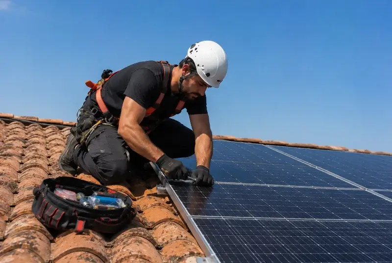 Maintenance et monitoring de panneaux solaires à Asnières-la-Giraud