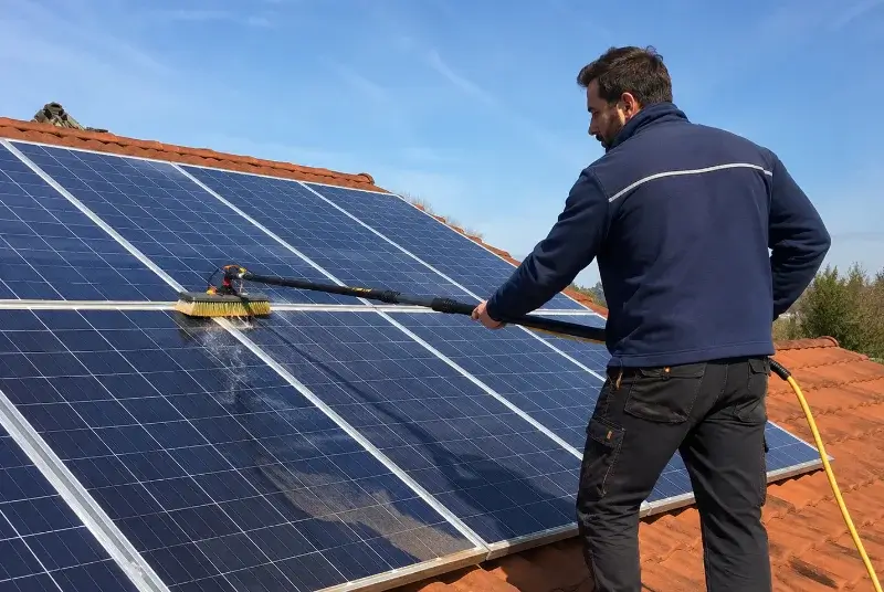 Nettoyage et entretien de panneaux solaires à Asnières-la-Giraud